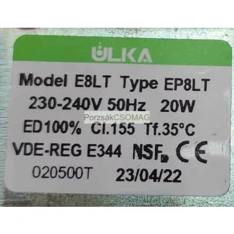 Porszívó szivattyú Bosch,Zelmer EP8LT 00757496