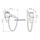 Starmix Hajszárító HFTW16 falitartóval
