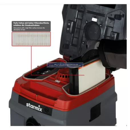 Ipari porszívó Starmix ISC L-1650 TOP EWS