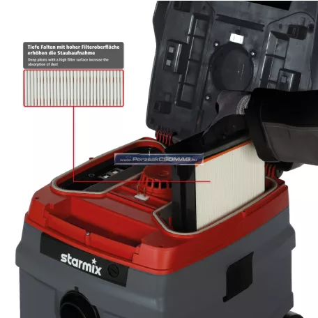 Ipari porszívó Starmix ISC M-1625 Safe 018591