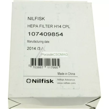 Hepa szűrő Nilfisk 107409854