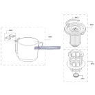 Motorszűrő Bosch szűrő szita BGS7SIL64... 12019922