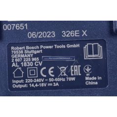   Akkumulátor töltő 18V 3A 50-60Hz porszívóhoz BHZUC181 12023828