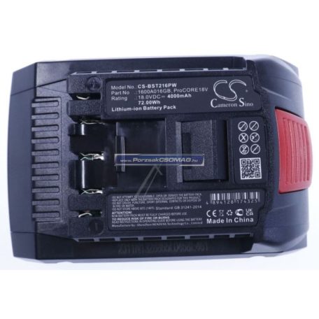 Akkumulátor  18V 2Ah Li-Ion gépszerszámhoz 1607A350MA