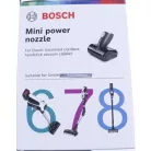 Turbo kefés porszívófej Bosch 40mm 17002957-17008529