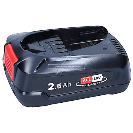Akkumulátor 18V 2,5Ah Li-Ion porszívóhoz Bosch 17007093