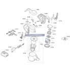 Akkumulátor 18V 2,5Ah Li-Ion porszívóhoz Bosch 17007093