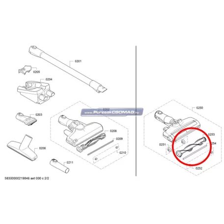 Hengerkefe Bosch BCS611... 17007875