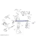Teleszkópos porszívócső Bosch Unlimited7, ProHygienic Aqua 17008387