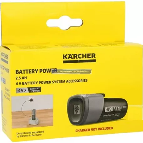 Akkumulátor 3,6V 2,5Ah 9,0Wh Li-Ion Karcher porszvóhoz 2.443-002.0