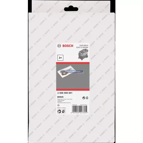 Mikroszálas porzsák 3db/csomag Bosch 260800891