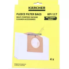 Porzsák 4db/csomag Karcher WD1 2.863-325
