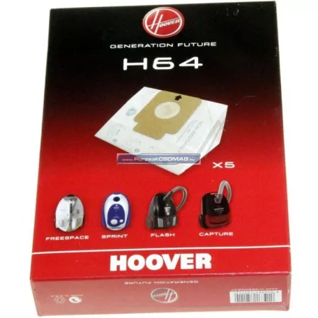 Papír porzsák H64 5db/csomag Hoover 35600637