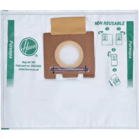 Porzsák Hoover H81 4db/csomag 35601865 mikroszálas