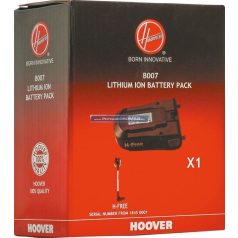   Akkumulátor 18V 2,5Ah Li-Ion Hoover B007 porszívóhoz 35602163