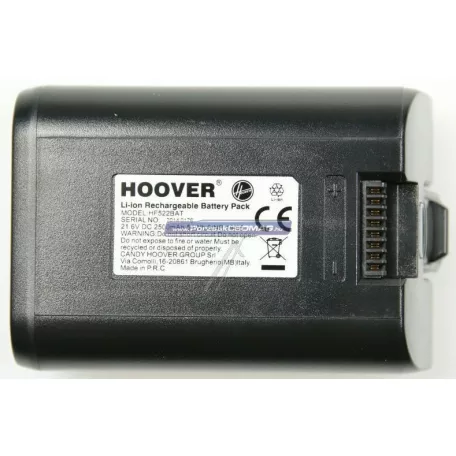 Akkumulátor 21,6V 2,5Ah porszívóhoz Li-Ion HF522.. 35602207