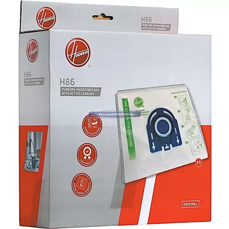 Mikroszálas porzsák Hoover H86 4db/csomag 35602689