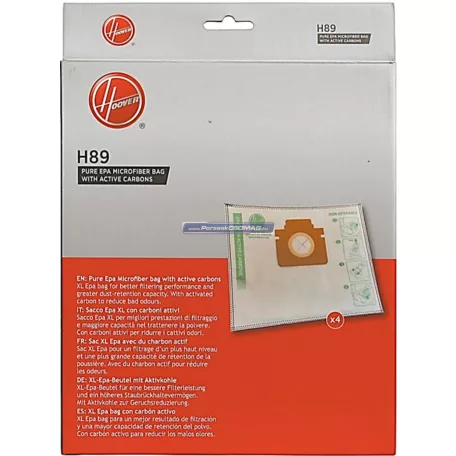Mikroszálas porzsák Hoover H89 4db/csomag 35602718