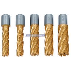   HSS-magfúró CDL, TiN-bevonattal, 14/18/22 mm, fúrási mélység: 50 mm, 5 darab