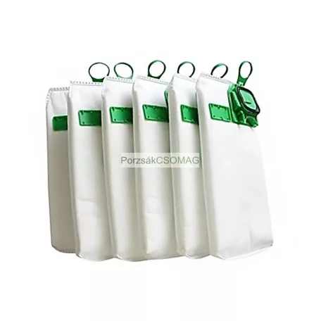 Mikroszálas porzsák VK140 VK150 Vorwerk 6db/csomag