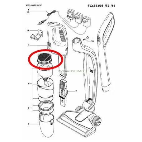 Motorszűrő Philips CP9985/01 432200494361