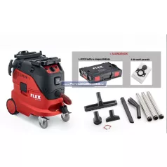   Ipari porszívó Flex VCE 44 M AC takarító szettelautomatikus szűrő tisztító rendszerrel, 42 l, M osztály