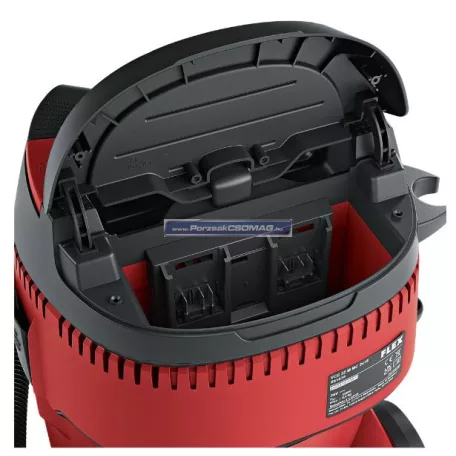 VCE 22 L MC 2x18 Akkus porszívó A gép 2 db FLEX 18.0 V