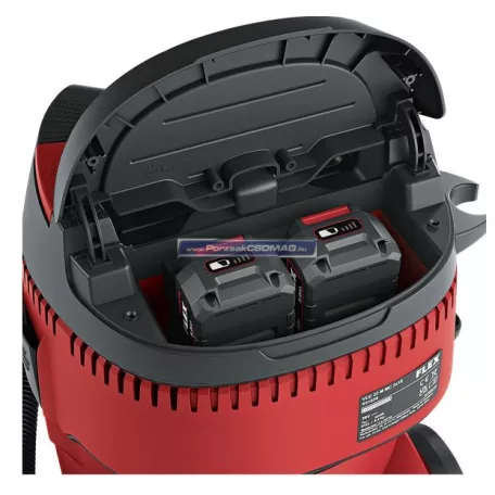 VCE 22 L MC 2x18 Akkus porszívó A gép 2 db FLEX 18.0 V