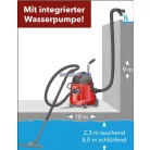 VCE 50 WET Nedves porszívó integrált vízszivattyúval, 50 liter