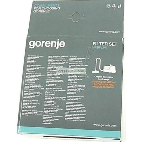 Hepa szűrő Gorenje 732741 HFGFALPR
