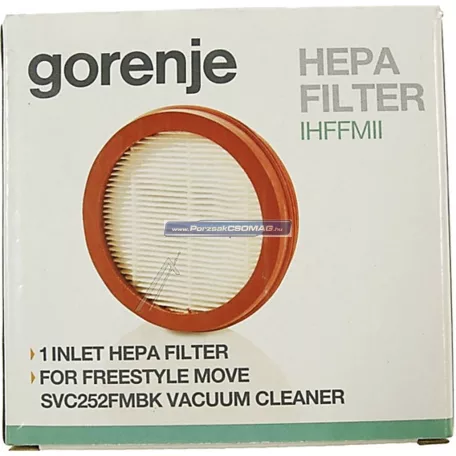 Hepa szűrő Gorenje SVC252FMBK / SVC252FMWT IHFFMII 736767