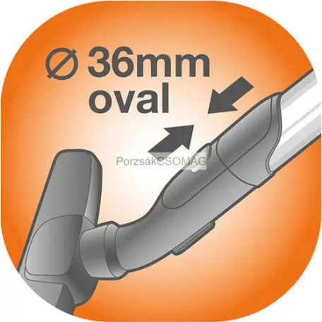 Padló porszívófej Electrolux 36mm ovális ZE112 9001677864