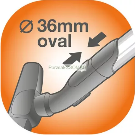 Padló porszívófej Electrolux 36mm ovál csatlakozással ZE115 9001677922