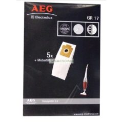 Porzsák GR17 5db/csomag + 1db  mikrofilter AEG mikroszálas