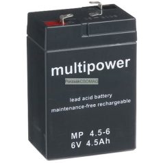   Akkumulátor 6,0V 4,5Ah Ólomzselés, vegyes használathoz AkkuMP456