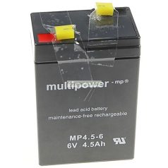   Akkumulátor 6,0V 4,5Ah Ólomzselés, vegyes használathoz AkkuMP456