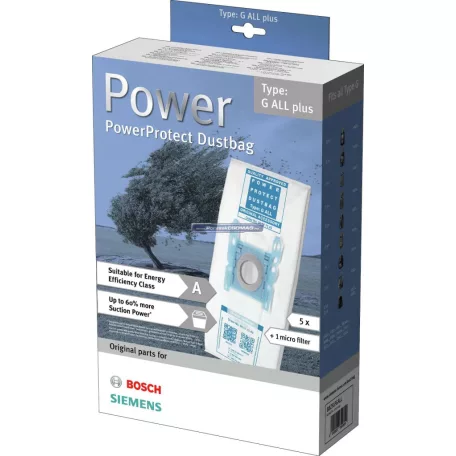 Porzsák Bosch BBZ51FGALL 00577549 5db/csomag Antiallergén mikroszálas