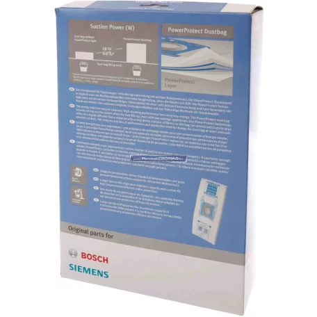 Porzsák Bosch BBZ51FGALL 00577549 5db/csomag Antiallergén mikroszálas