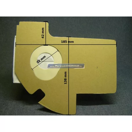 Porzsák 5db/csomag E46 Electrolux kompatibilis