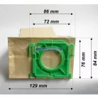 Papír porzsák SBO3 10db/csomag 000715-IP Sebo kompatibilis