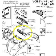 Lamellás szűrő Flex 445.118