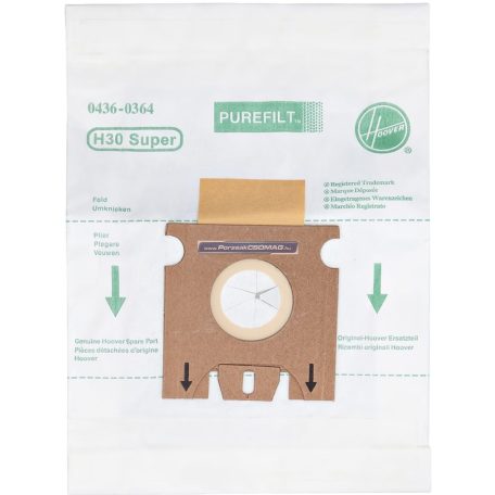 Papír porzsák 5db/csomag H30 09178278