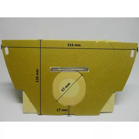 Porzsák IZ-E3 5db/csomag 2db szűrővel
