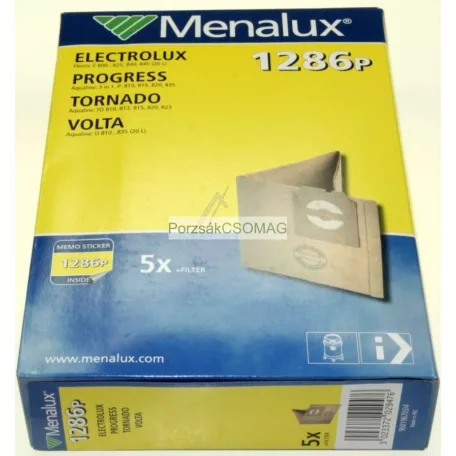 Papír porzsák 5db/csomag Flexio Menaux 1286P kompatibilis