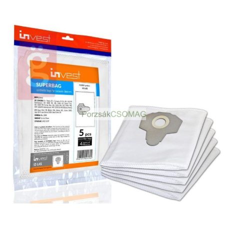 Porzsák L4S-5 5db/csomag mikroszálas