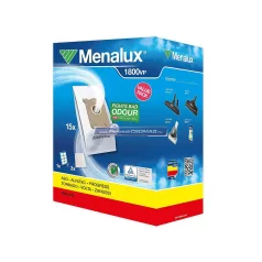   Menalux1800VP porzsák 15db+1db HEPA filter+3db motorfilter/csomag S-bag mikroszálas SBAG