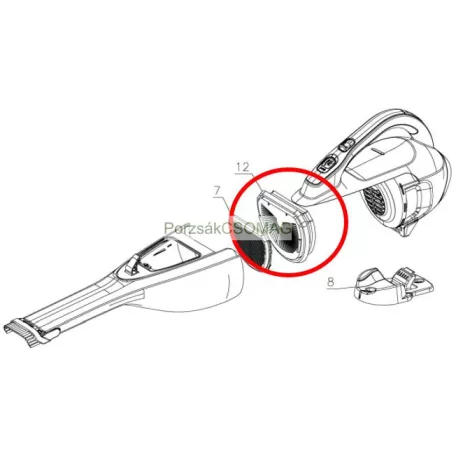 Hepa szűrő Black & Decker N600601