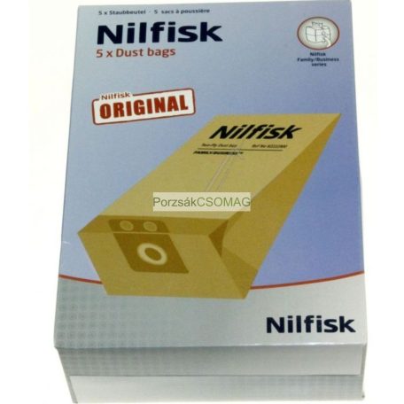 Papír porzsák Nilfisk 82222900 5db/csomag Original 82367810