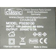 Akkumulátor töltő 30V 0,5A 15W porszívóhoz PSE50130