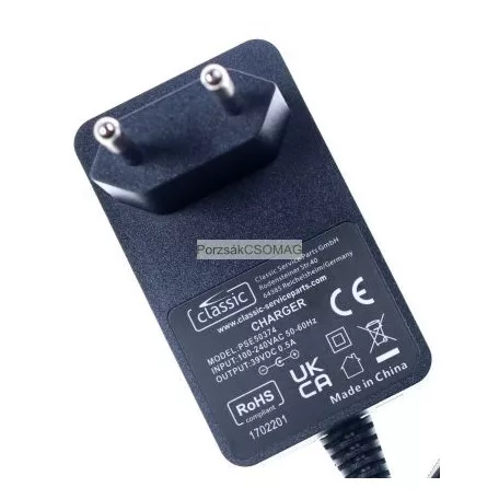 Akkumulátor töltő 39V 0,5A porszívóhoz 10004537u-PSE50374EU